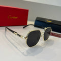 Cartier Lightweight Metal Rimless Silver Lens Sunglasses for Men & Wo - 449465