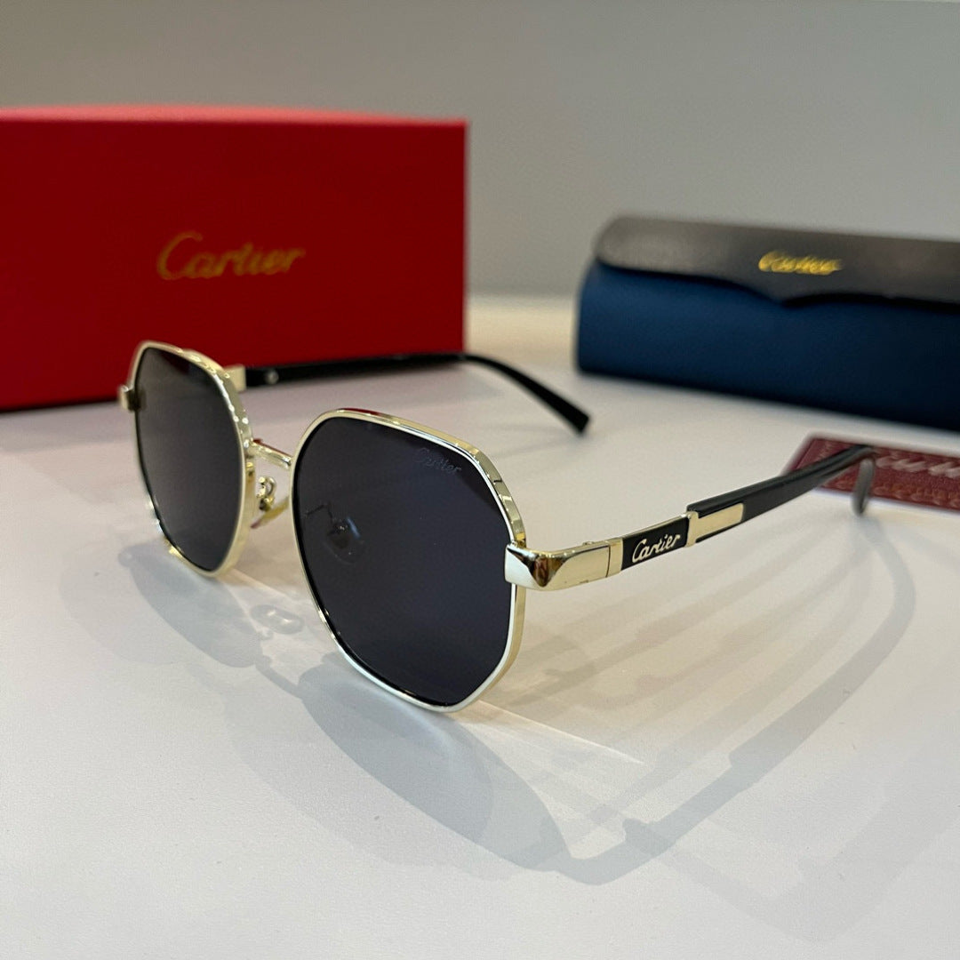 Cartier Lightweight Metal Rimless Silver Lens Sunglasses for Men & Wo - 449465 - detail image 3