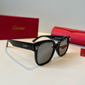 Cartier Lightweight Metal Rimless Black Lens Sunglasses for Men & Wom - 432325