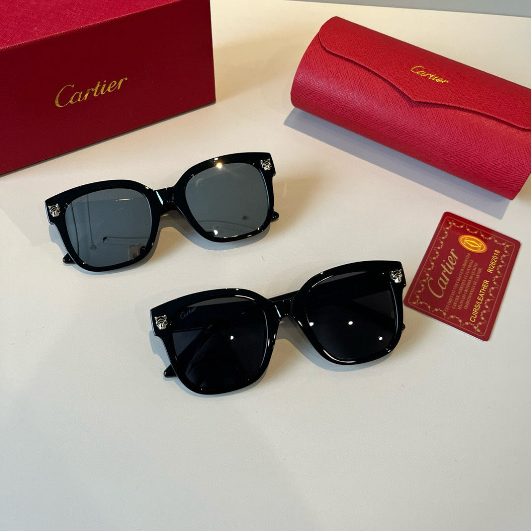 Cartier Lightweight Metal Rimless Black Lens Sunglasses for Men & Wom - 432325 - detail image 11