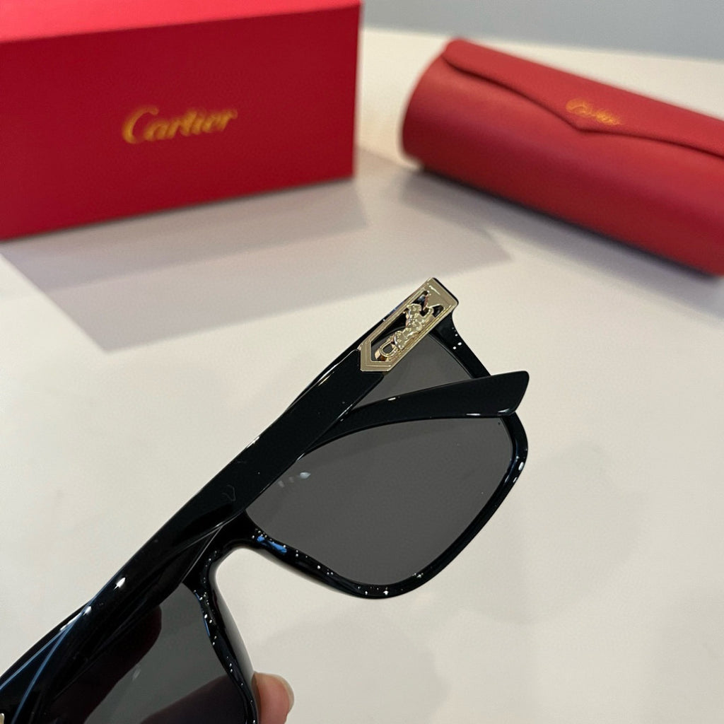 Cartier Fashion Black Lens Sunglasses for Men & Women - 449466 - detail image 8