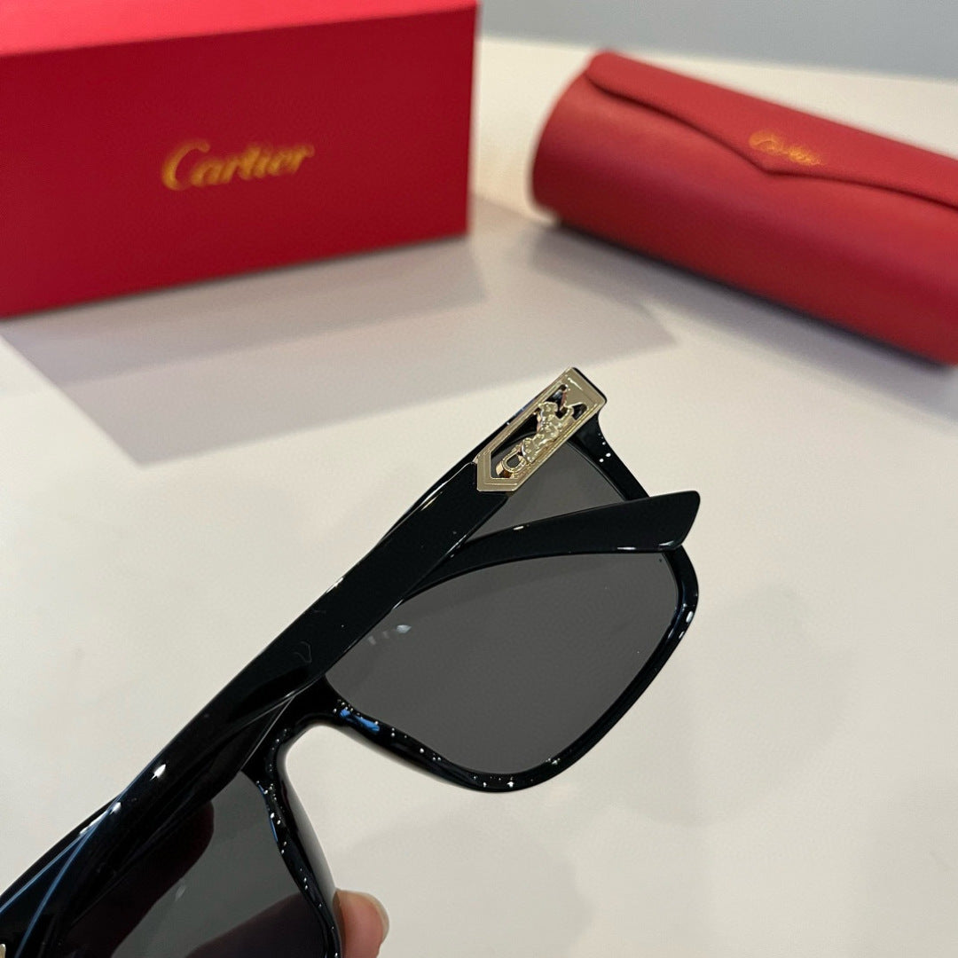 Cartier Fashion Black Lens Sunglasses for Men & Women - 449466 - detail image 8