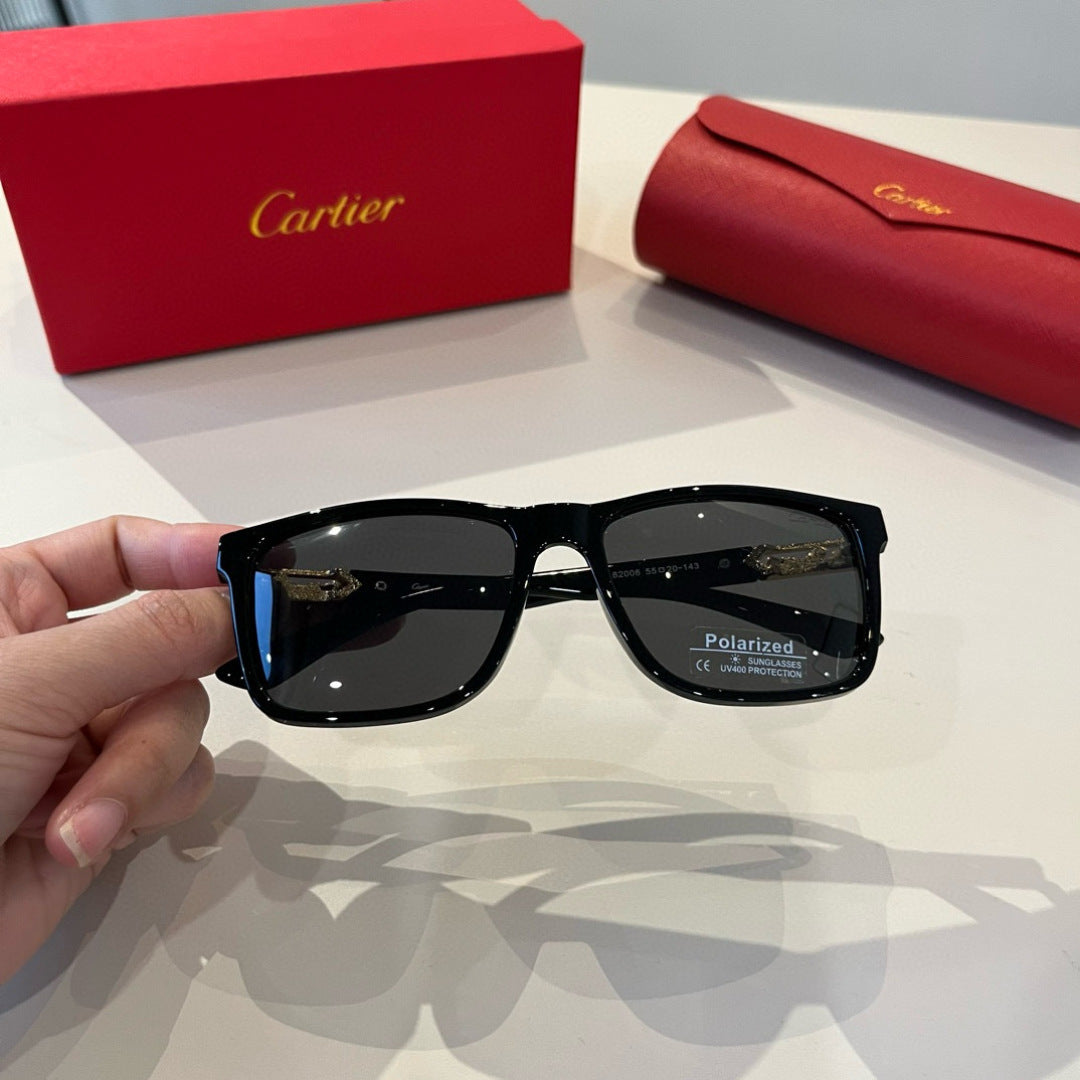 Cartier Fashion Black Lens Sunglasses for Men & Women - 449466 - detail image 4