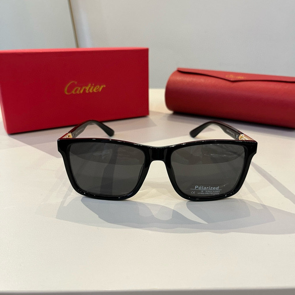 Cartier Fashion Black Lens Sunglasses for Men & Women - 449466 - detail image 2