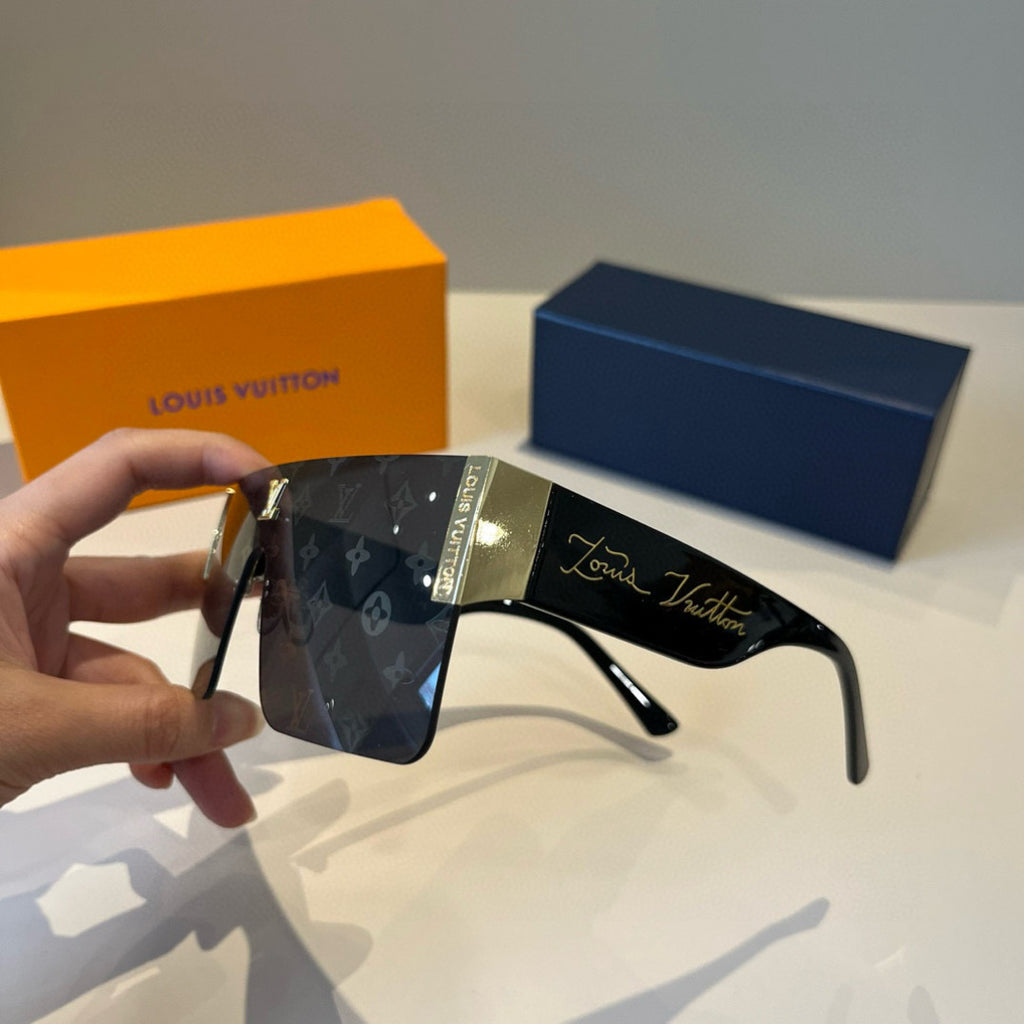 Louis Vuitton Metal Aviator Black Lens Sunglasses for Men & Women - 448584 - detail image 4