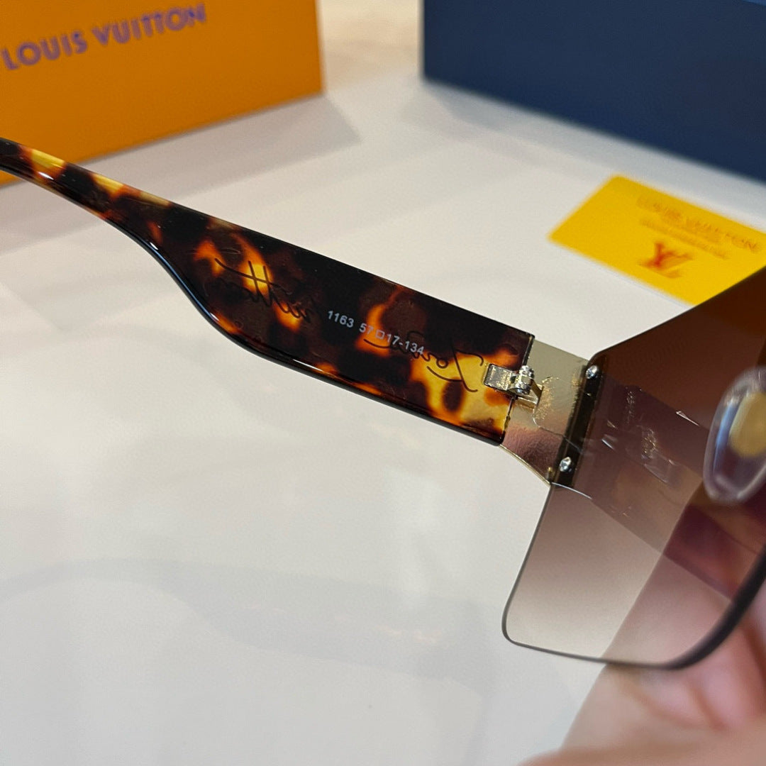 Louis Vuitton Metal Aviator Brown Lens Sunglasses for Men & Women - 448585 - detail image 6
