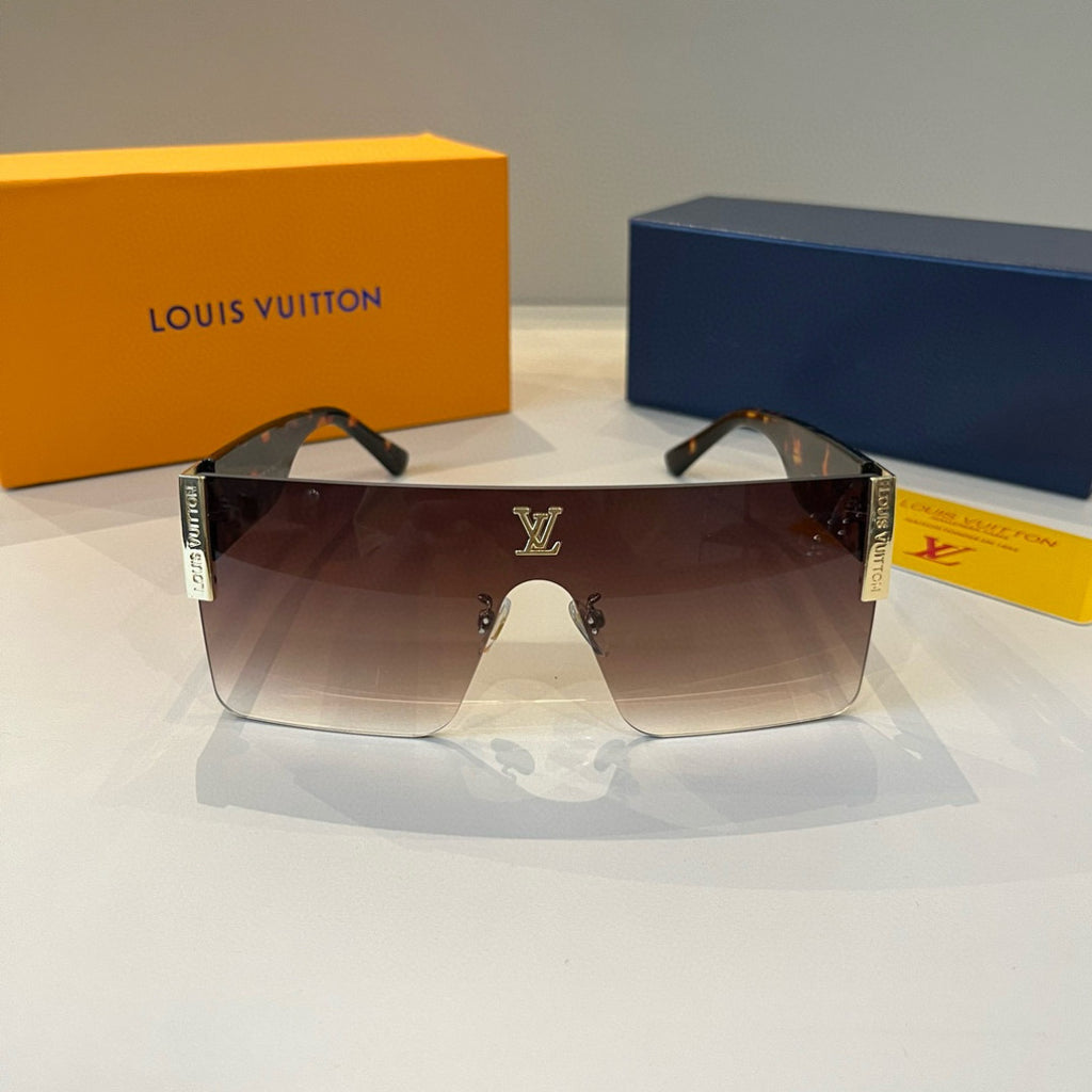 Louis Vuitton Metal Aviator Brown Lens Sunglasses for Men & Women - 448585 - detail image 2