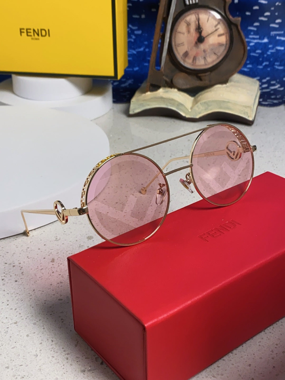 Fendi Round Brown Lens Sunglasses for Men & Women - 399273 - detail image 9