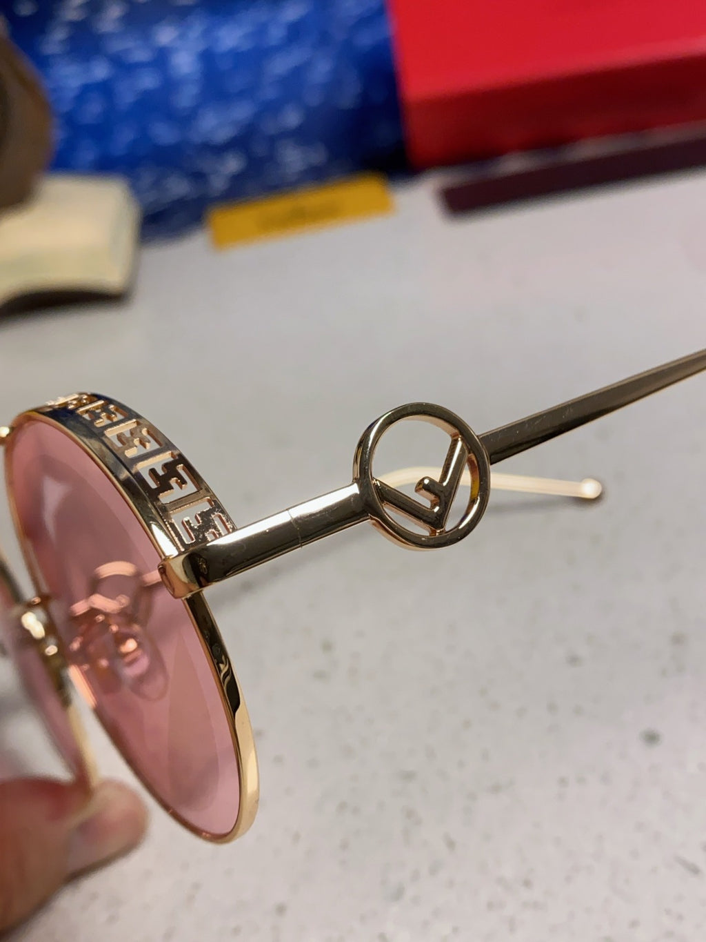 Fendi Round Brown Lens Sunglasses for Men & Women - 399273 - detail image 7