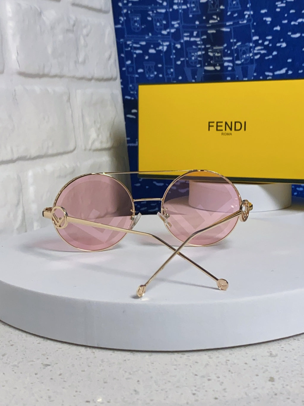 Fendi Round Brown Lens Sunglasses for Men & Women - 399273 - detail image 3