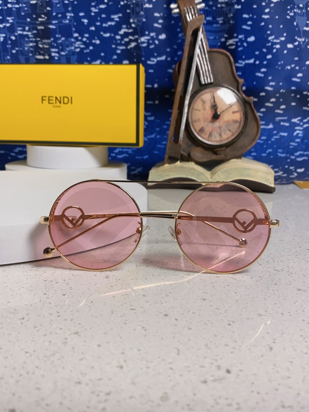 Fendi Round Brown Lens Sunglasses for Men & Women - 399273 - detail image 8