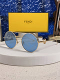 Fendi Round Blue Lens Sunglasses for Men & Women