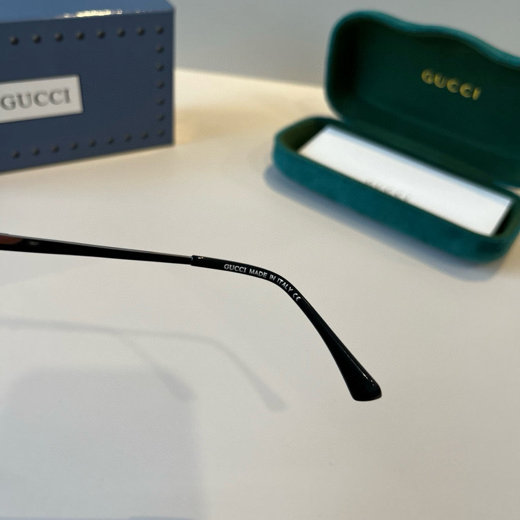 Gucci Metal Aviator Silver Lens Sunglasses for Men & Women - detail image 5