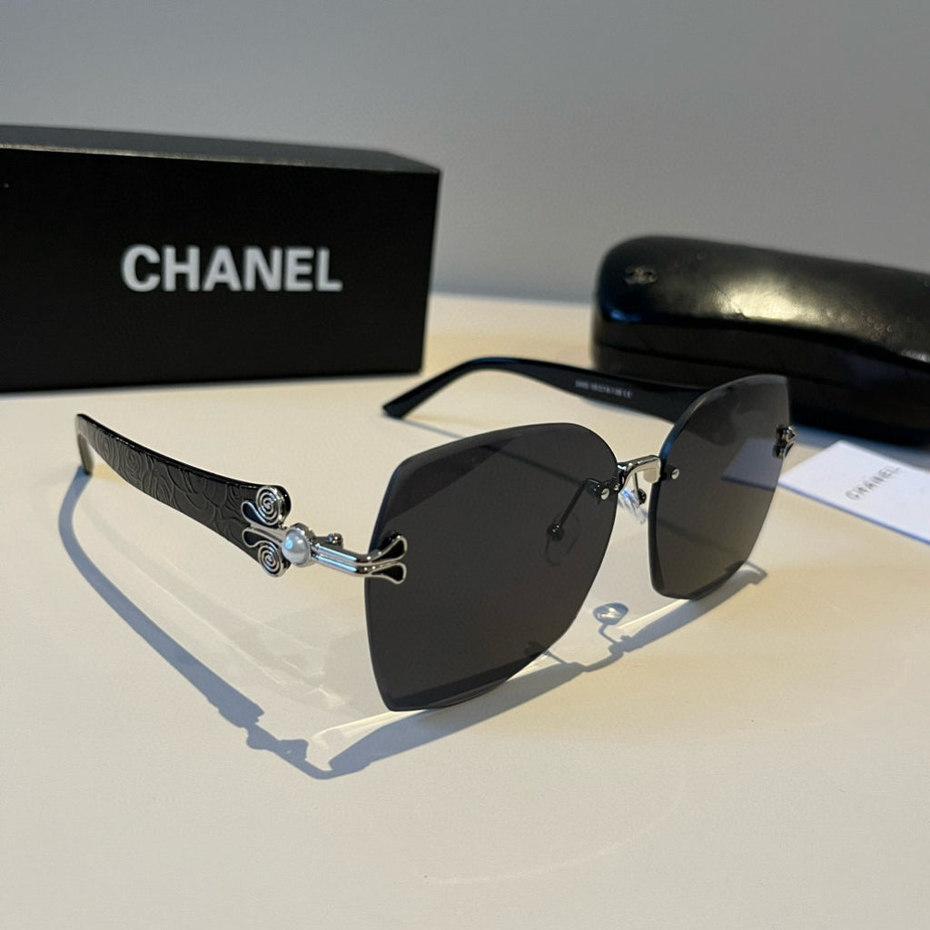 Chanel Fashion Black Lens Sunglasses for Men & Women - 449008