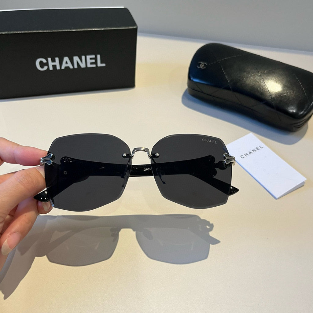 Chanel Fashion Black Lens Sunglasses for Men & Women - 449008 - detail image 9