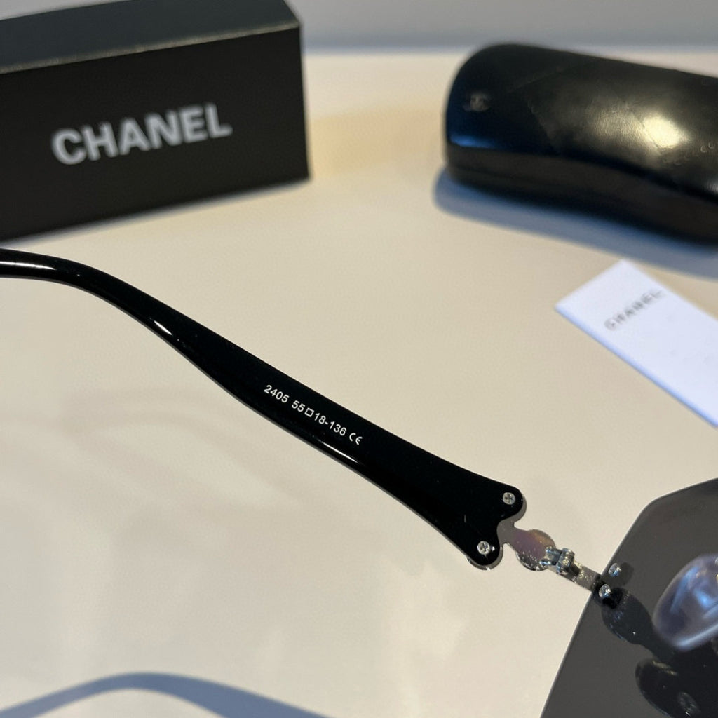 Chanel Fashion Black Lens Sunglasses for Men & Women - 449008 - detail image 8