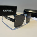 Chanel Fashion Black Lens Sunglasses for Men & Women - 449009