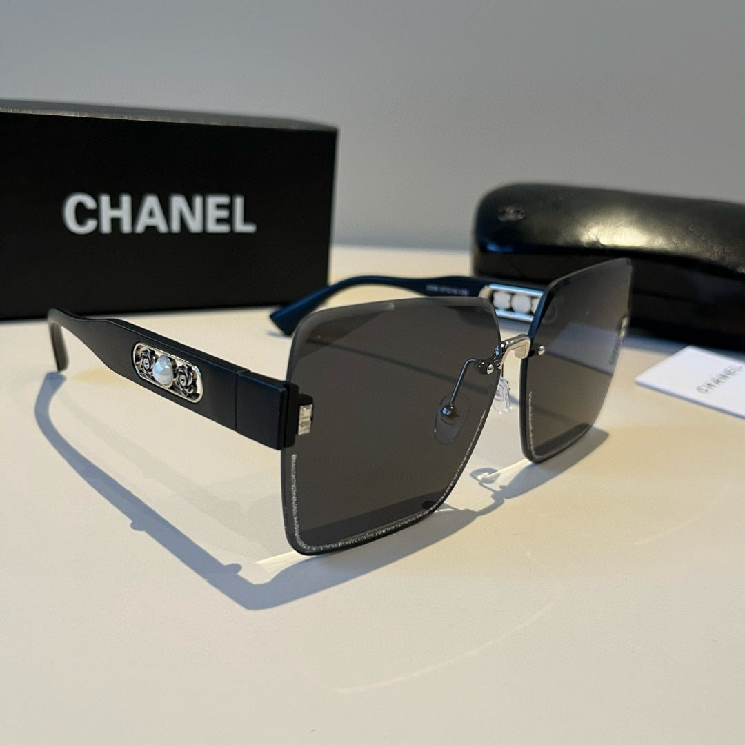 Chanel Fashion Black Lens Sunglasses for Men & Women - 449009