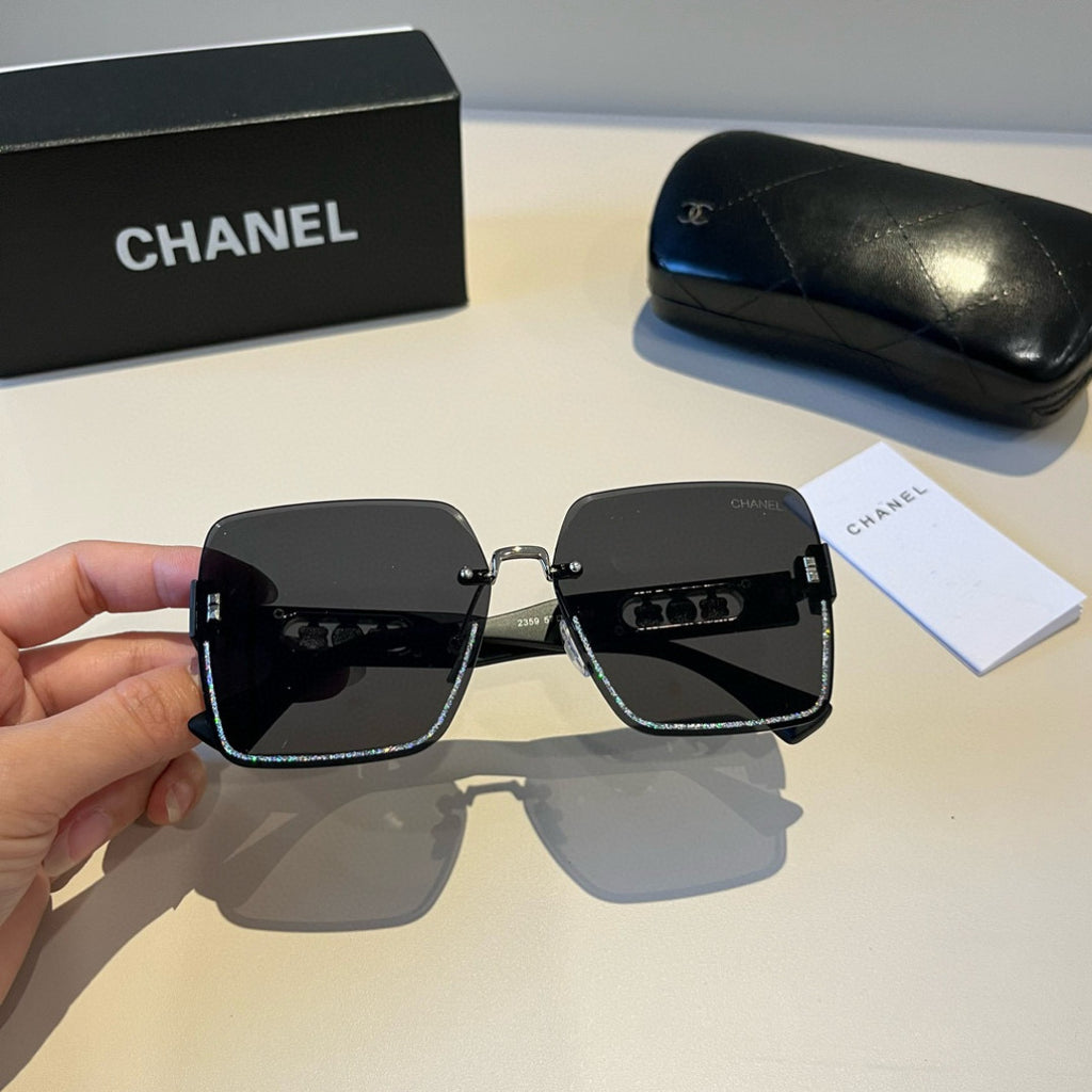 Chanel Fashion Black Lens Sunglasses for Men & Women - 449009 - detail image 8