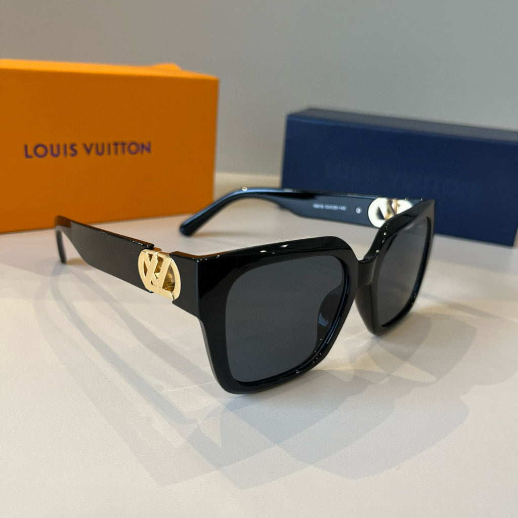 Louis Vuitton Slim Black Lens Sunglasses for Men & Women - 431137