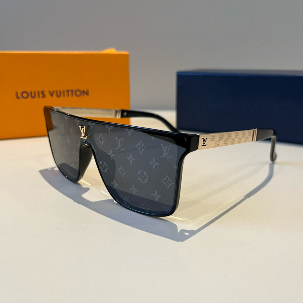 Louis Vuitton Metal Aviator Black Lens Sunglasses for Men & Women - 431138 - detail image 3