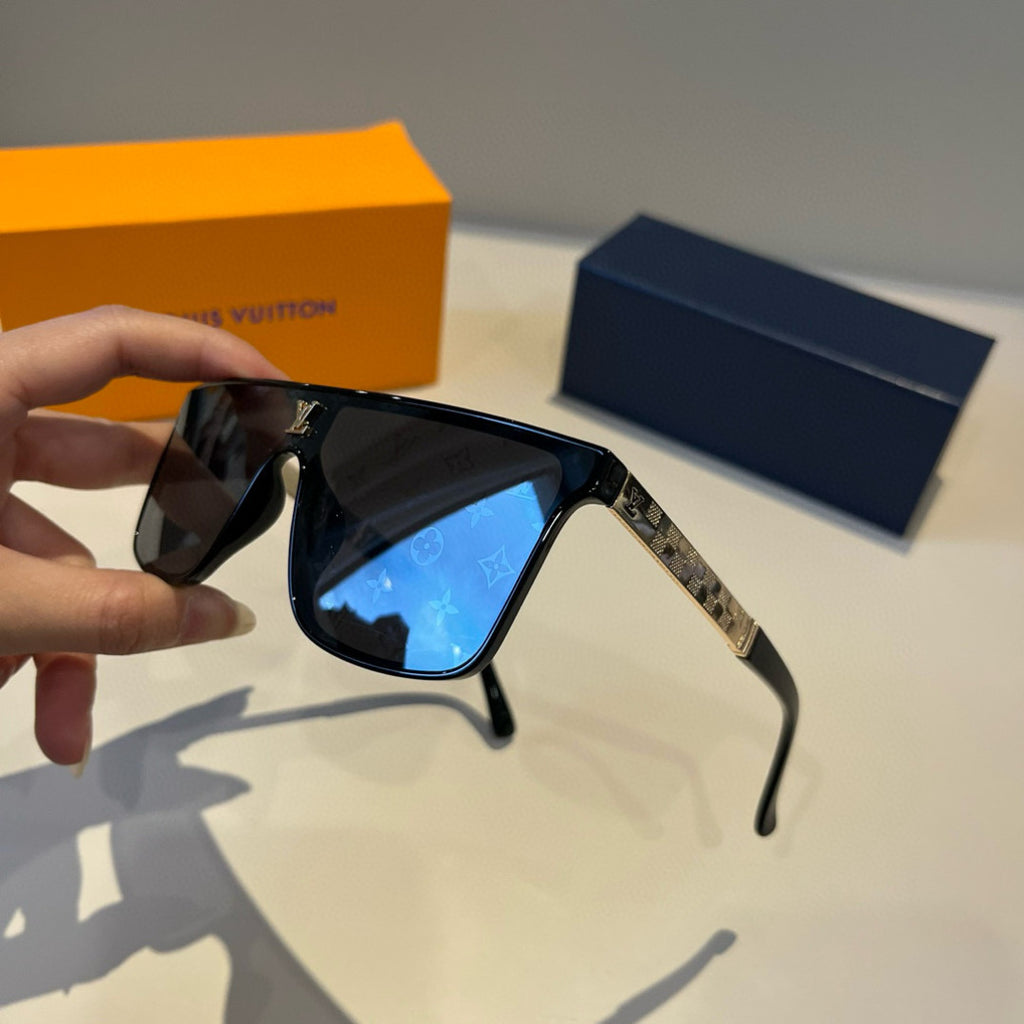 Louis Vuitton Metal Aviator Black Lens Sunglasses for Men & Women - 486277 - detail image 4