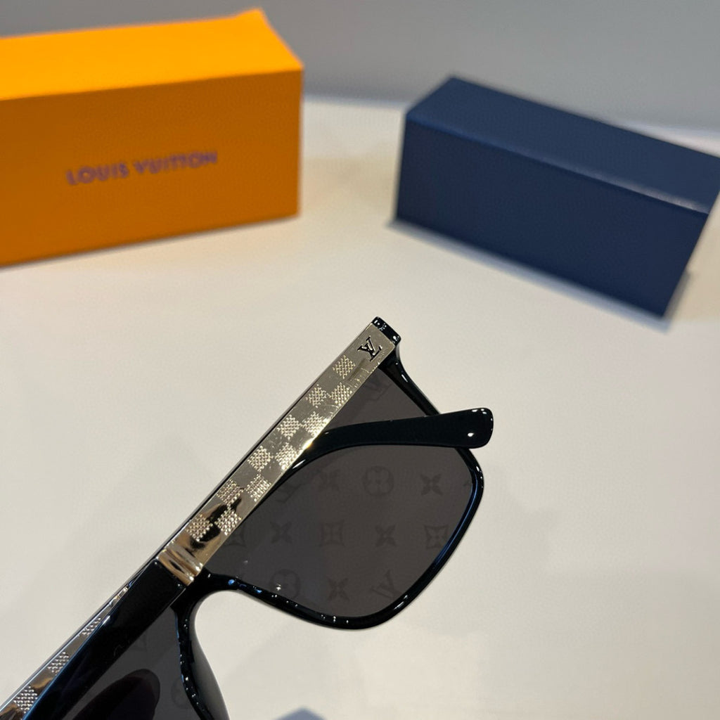 Louis Vuitton Metal Aviator Black Lens Sunglasses for Men & Women - 431138 - detail image 8
