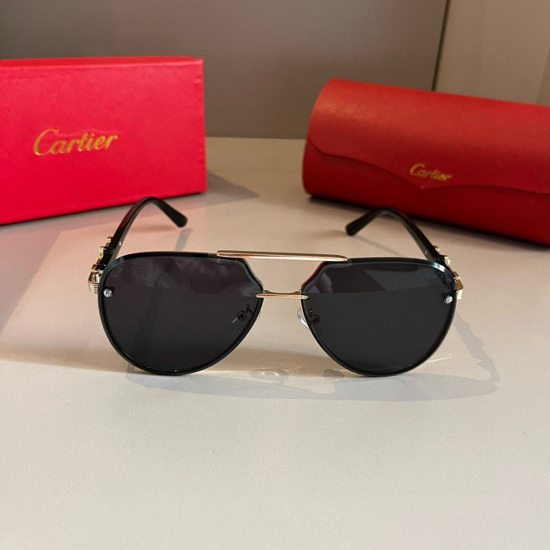 Cartier Metal Fashion Gold Lens Sunglasses for Men & Women - 416005 - detail image 2
