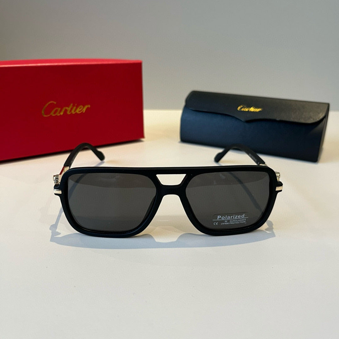 Cartier Fashion Black Lens Sunglasses for Men & Women - detail image 2