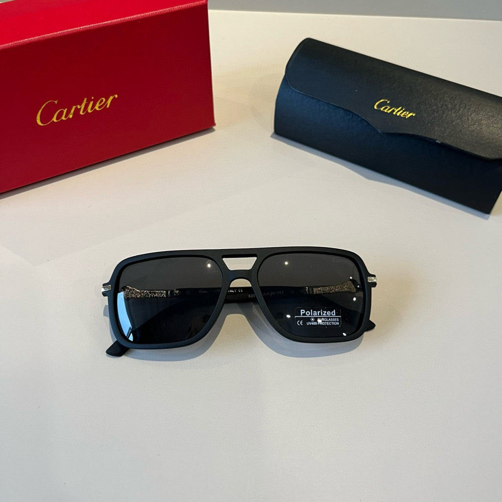 Cartier Fashion Black Lens Sunglasses for Men & Women - detail image 6