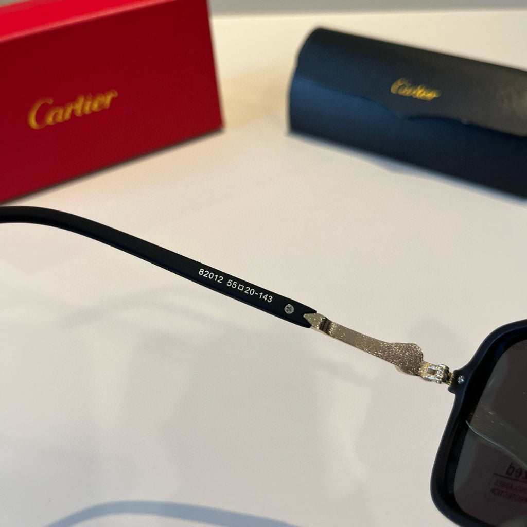Cartier Fashion Black Lens Sunglasses for Men & Women - detail image 10