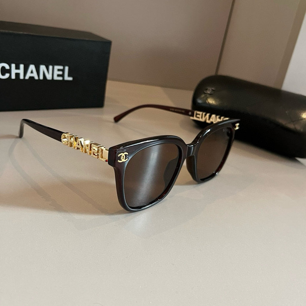 Chanel Fashion Brown Lens Sunglasses for Men & Women - 493454