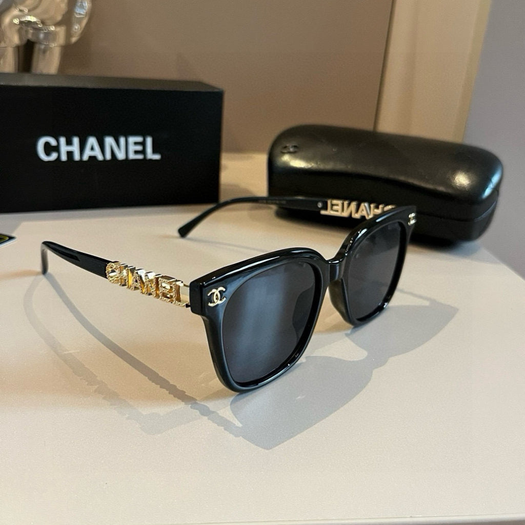Chanel Fashion Gold Lens Sunglasses for Men & Women - 448989