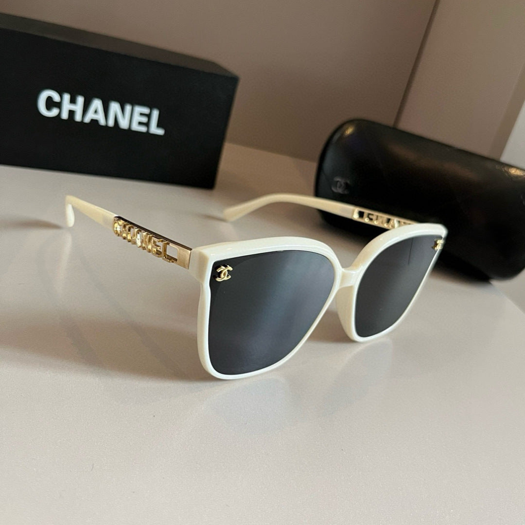 Chanel Oversized Silver Lens Sunglasses for Men & Women - 465152