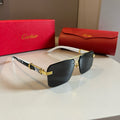 Cartier Lightweight Metal Rimless Gold Lens Sunglasses for Men & Wome - 449509