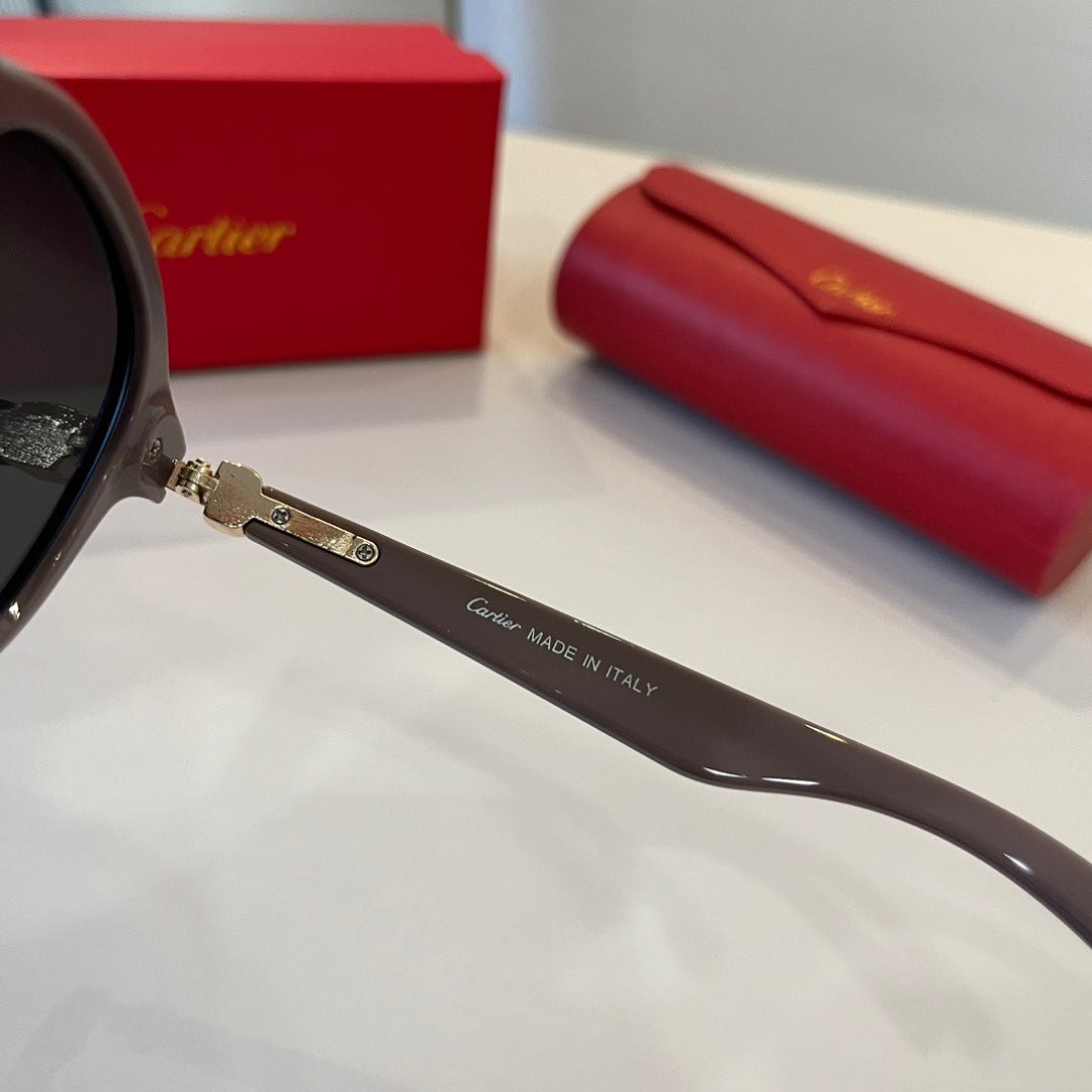 Cartier Lightweight Metal Rimless Silver Lens Sunglasses for Men & Wo - 487334 - detail image 7