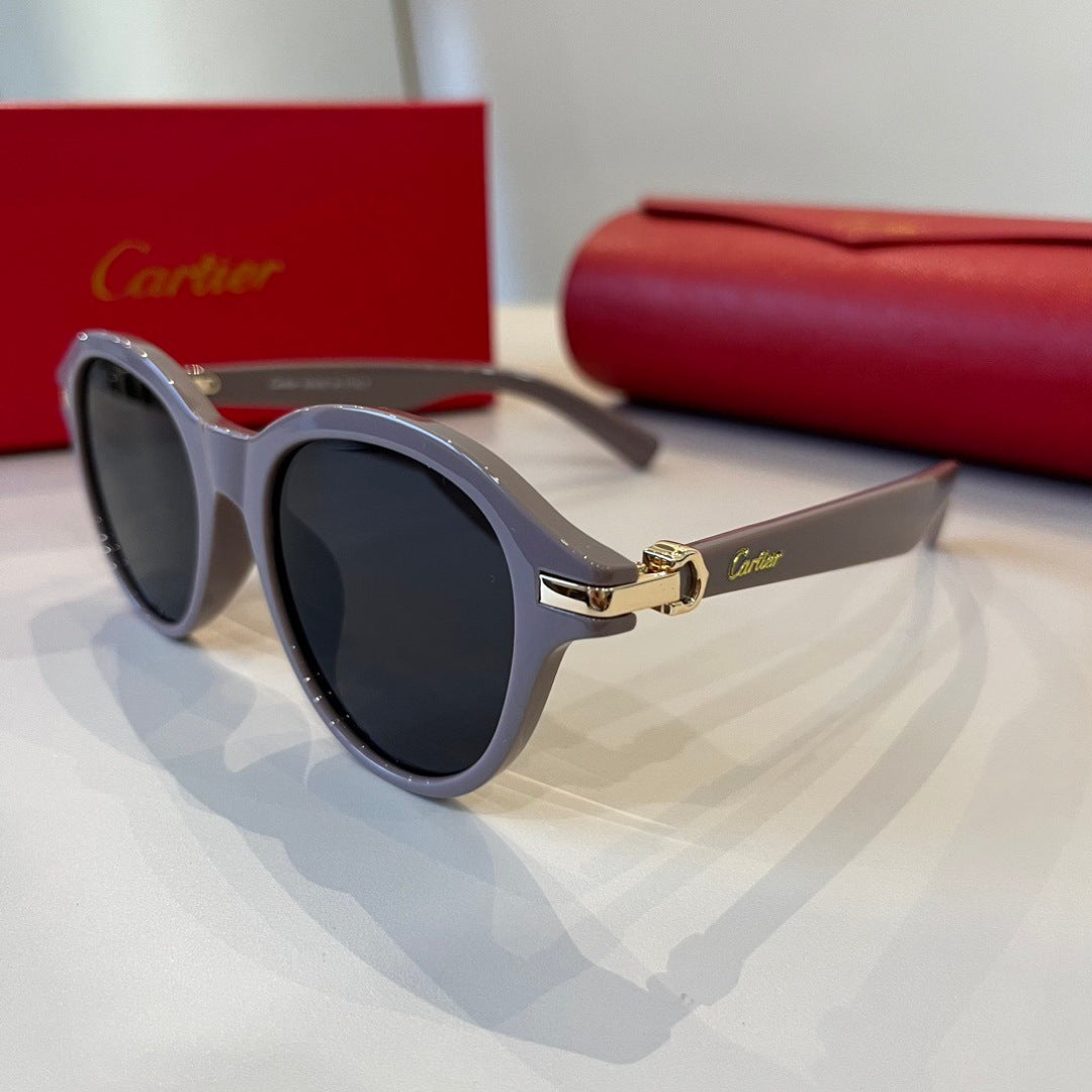 Cartier Lightweight Metal Rimless Silver Lens Sunglasses for Men & Wo - 449511 - detail image 3