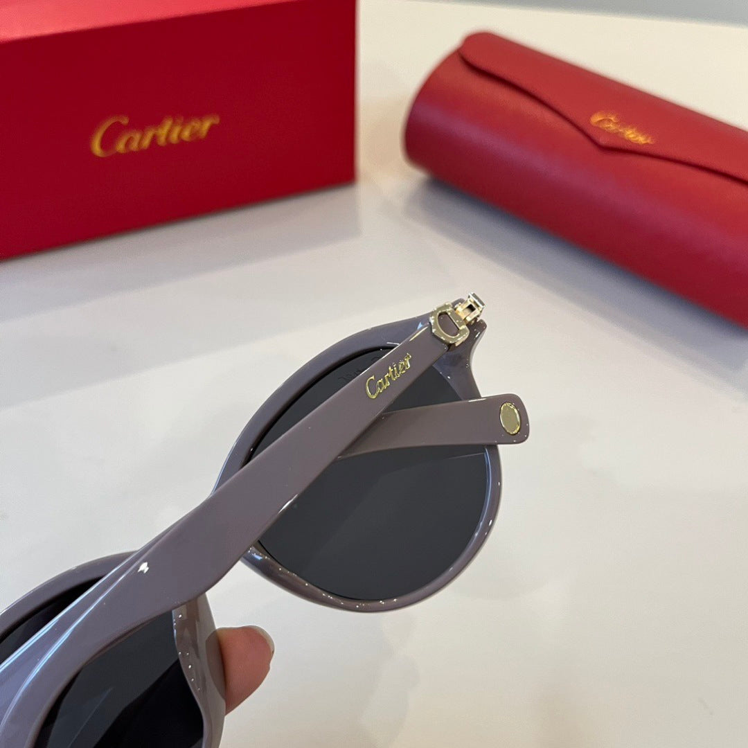 Cartier Lightweight Metal Rimless Silver Lens Sunglasses for Men & Wo - 487334 - detail image 5