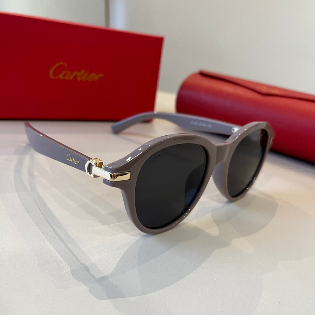 Cartier Lightweight Metal Rimless Silver Lens Sunglasses for Men & Wo - 487334