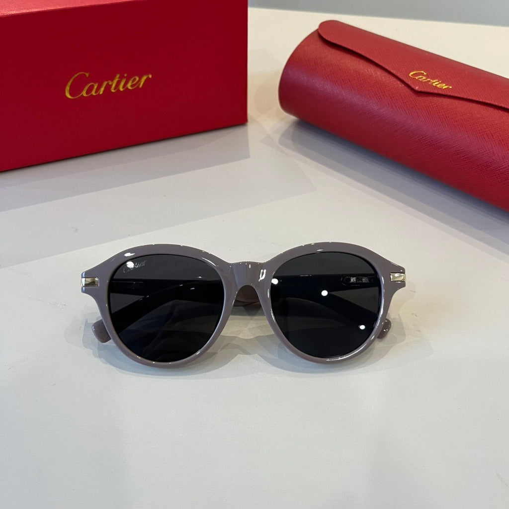 Cartier Lightweight Metal Rimless Silver Lens Sunglasses for Men & Wo - 449511 - detail image 6