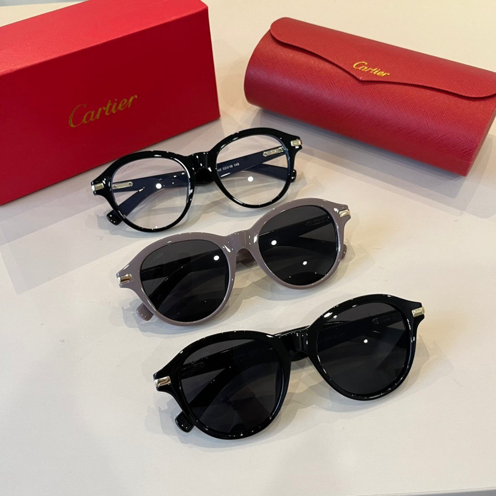 Cartier Lightweight Metal Rimless Silver Lens Sunglasses for Men & Wo - 487334 - detail image 10