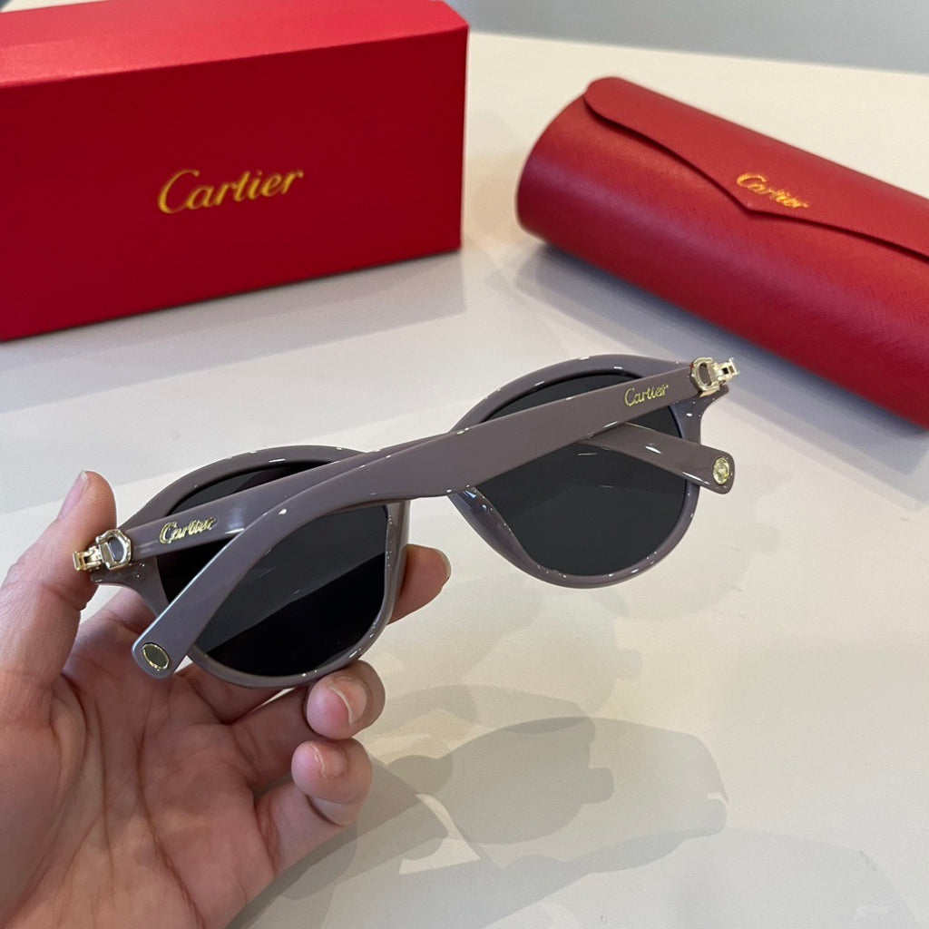 Cartier Lightweight Metal Rimless Silver Lens Sunglasses for Men & Wo - 487334 - detail image 4