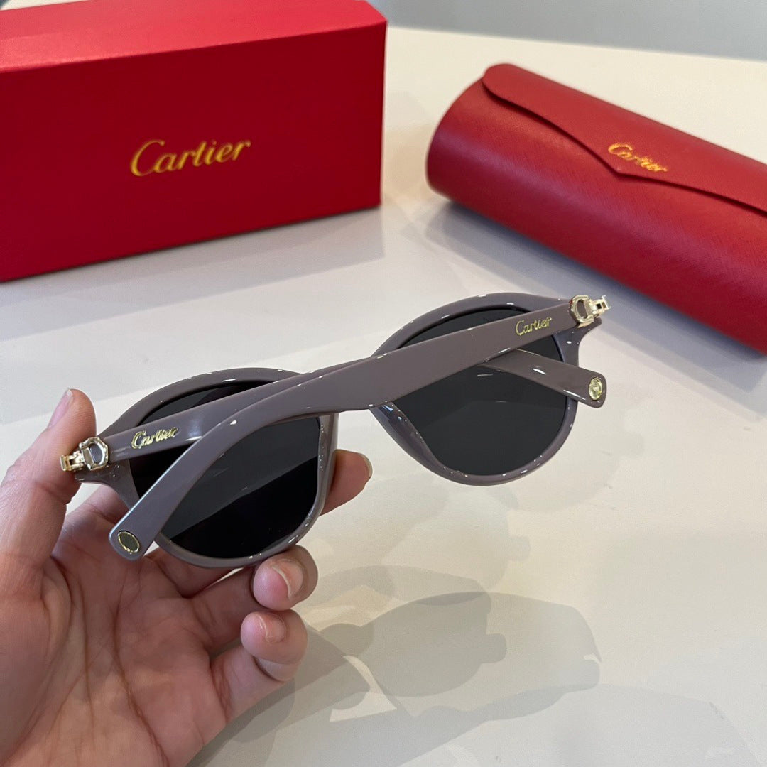 Cartier Lightweight Metal Rimless Silver Lens Sunglasses for Men & Wo - 449511 - detail image 4