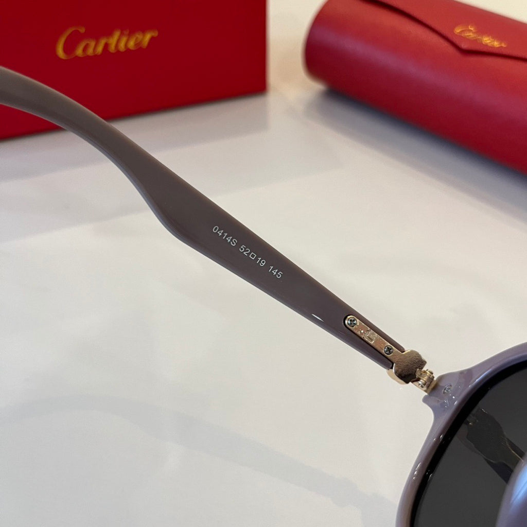 Cartier Lightweight Metal Rimless Silver Lens Sunglasses for Men & Wo - 487334 - detail image 8