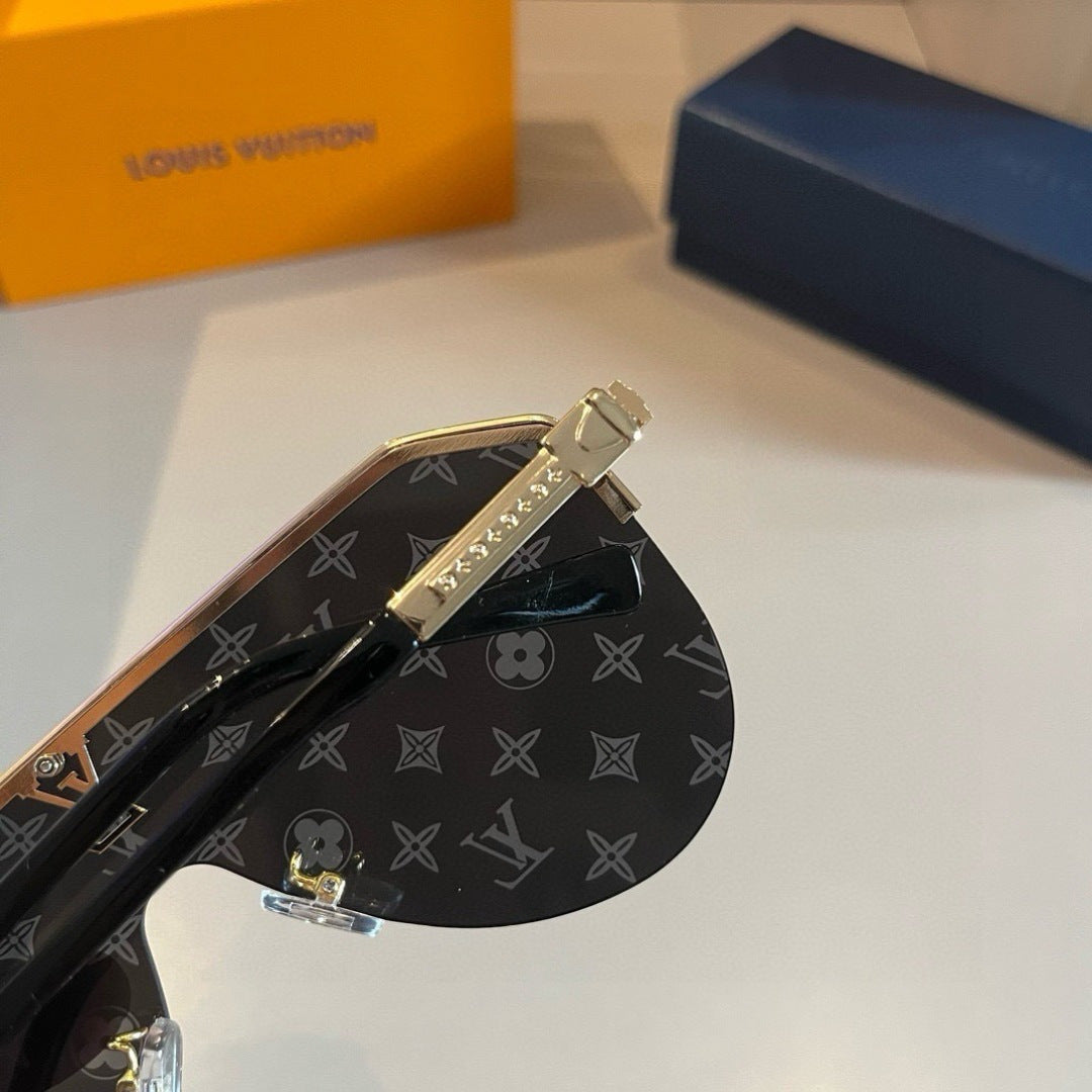 Louis Vuitton Polarized Fashion Gold Lens Sunglasses for Men - 464734 - detail image 7