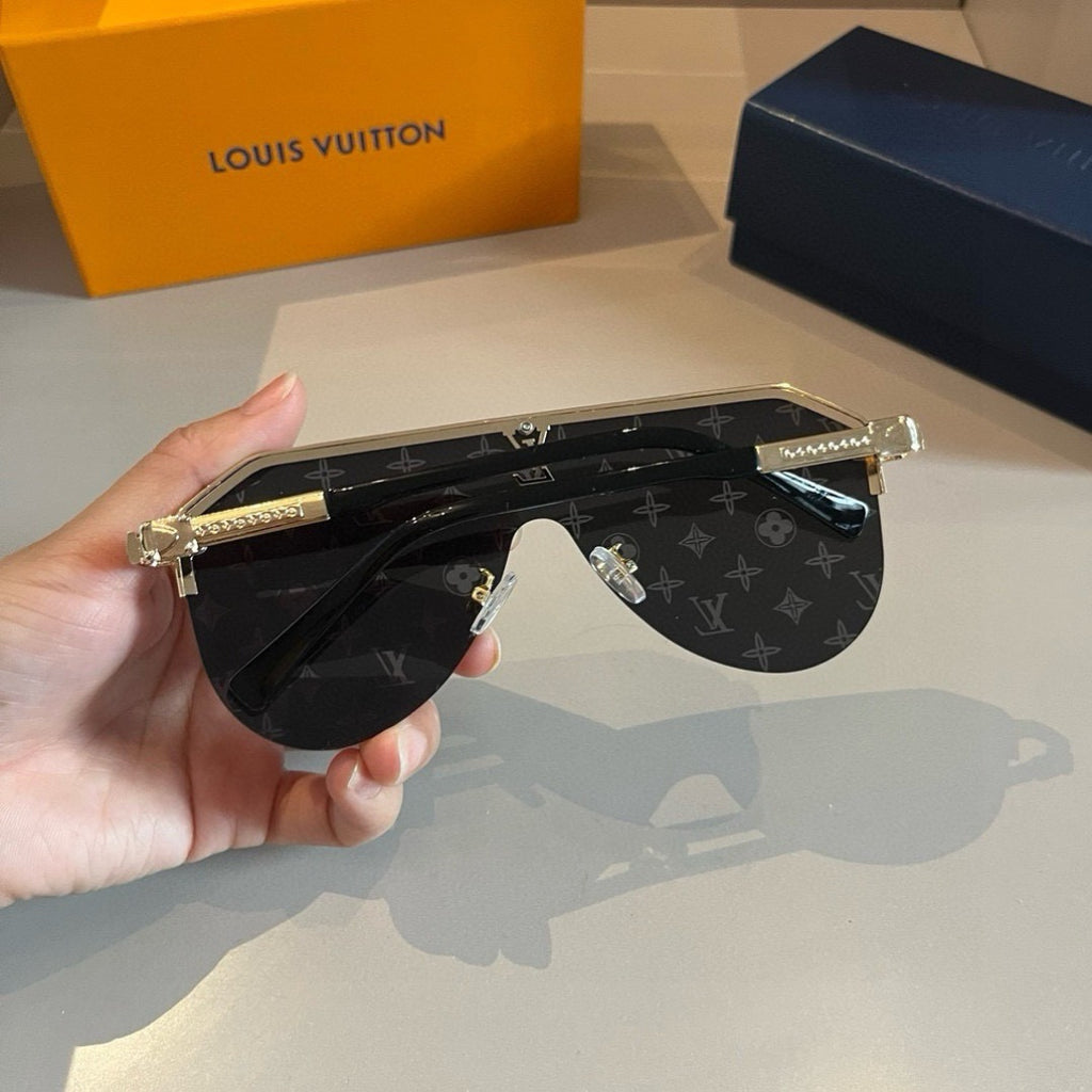 Louis Vuitton Polarized Fashion Gold Lens Sunglasses for Men - 464734 - detail image 6