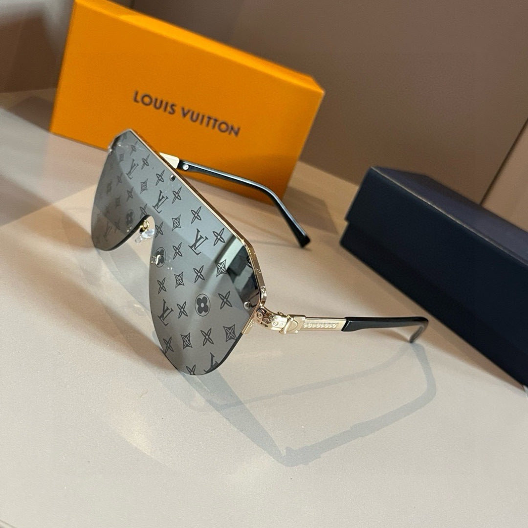 Louis Vuitton Polarized Fashion Gold Lens Sunglasses for Men - 464734 - detail image 2