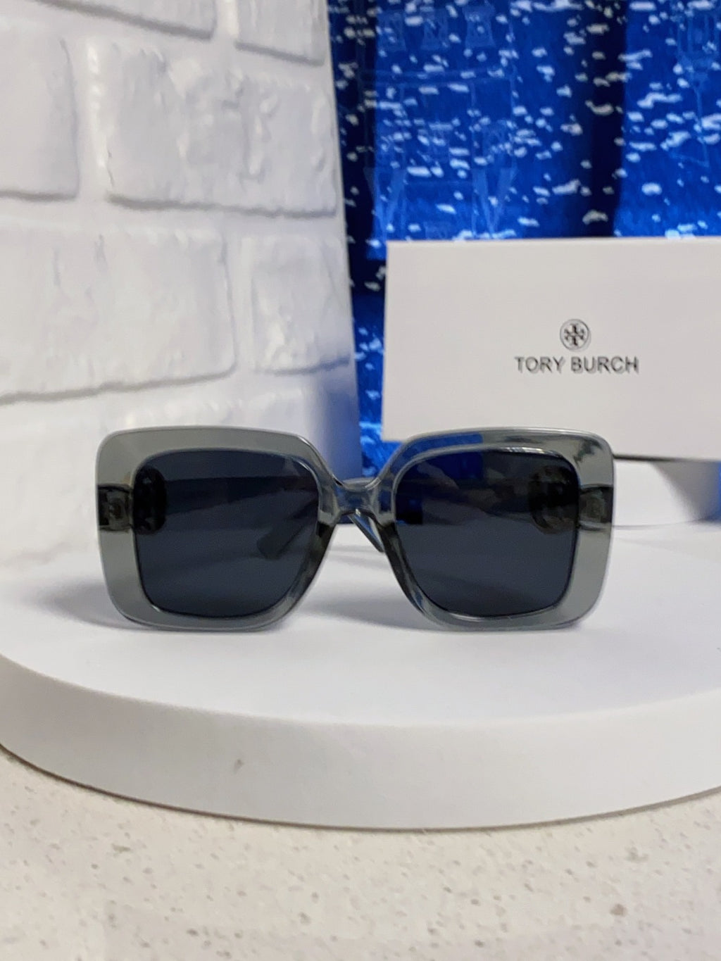 Burberry Square Black Lens Sunglasses for Women - 432506 - detail image 2