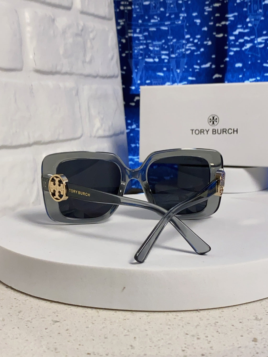 Burberry Square Black Lens Sunglasses for Women - 487423 - detail image 3