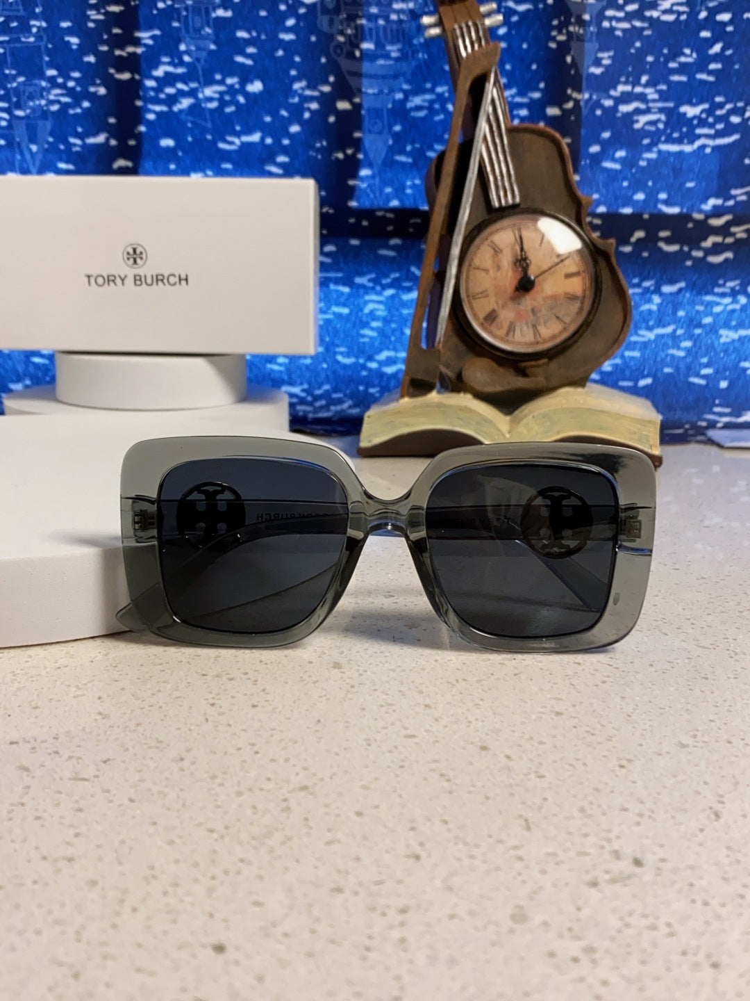 Burberry Square Black Lens Sunglasses for Women - 487423 - detail image 9